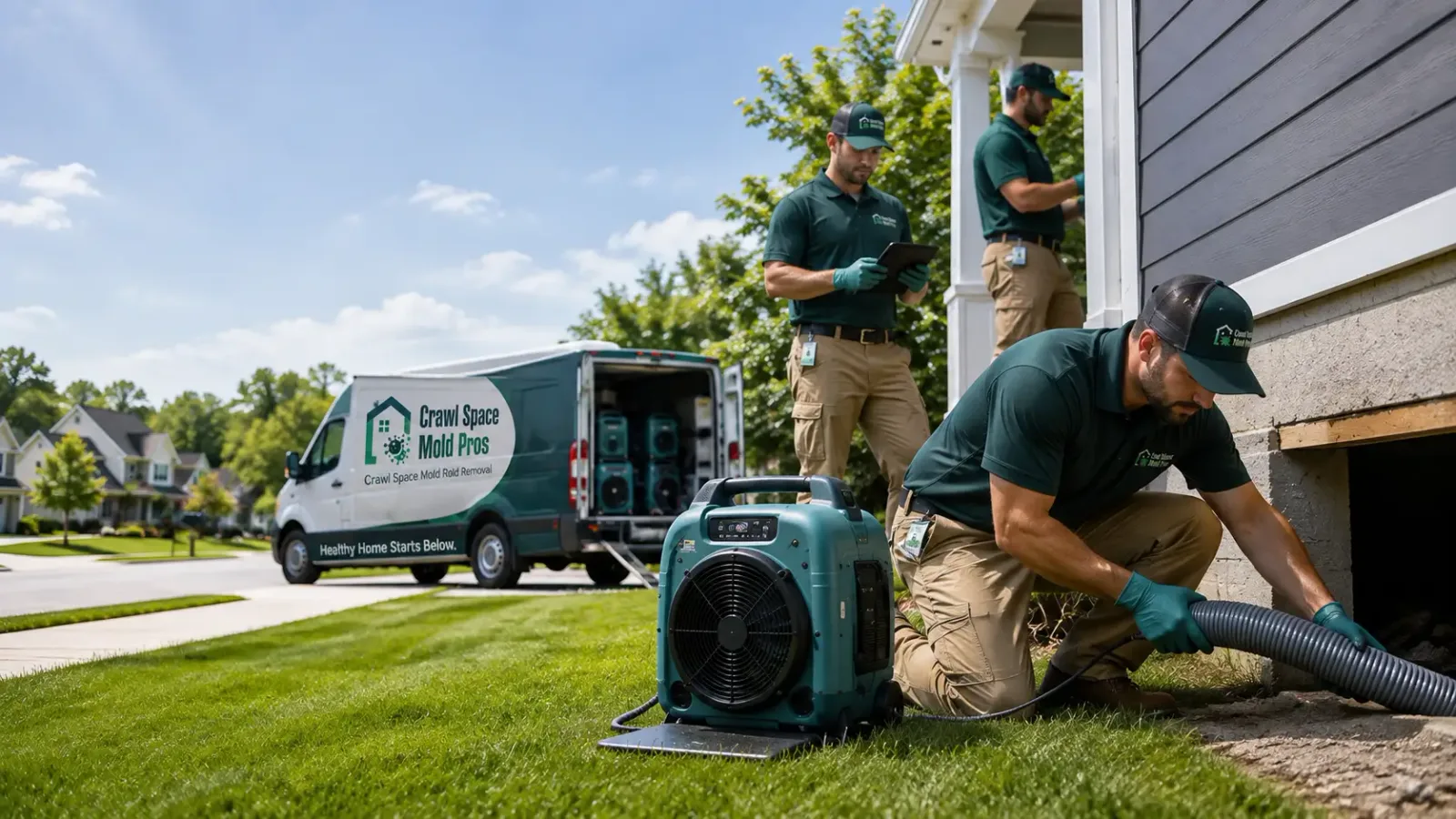 Crawl Space Mold Removal in Brockton, PA